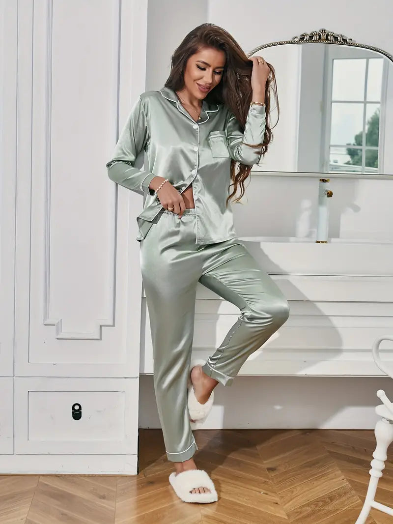 Veloura – Women's pajama set soft & elegant – sleep comfort with style