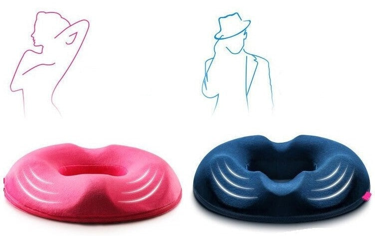 ReliefCushion – Seat Cushion Memory Foam Donut Shape – Against Pain