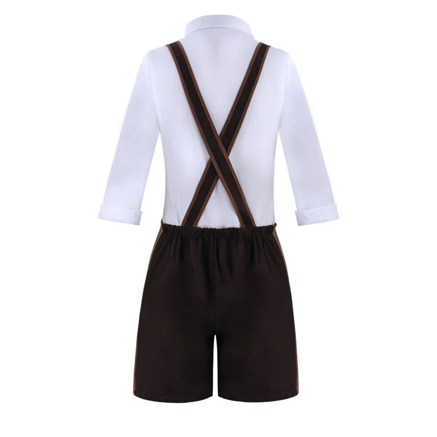 Melzano Oktoberfest Lederhosen en Hoed Kostuum Outfit