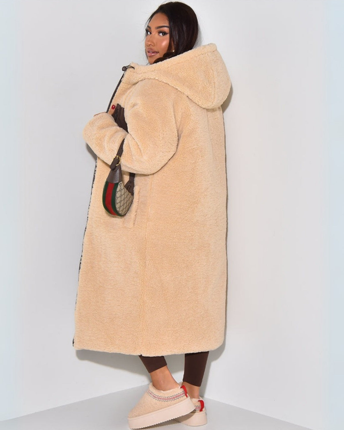 Chaqueta de invierno reversible para mujer – Diseño de doble cara con ajuste favorecedor