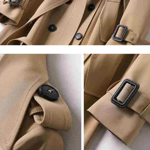 Carla – Elegante Trenchcoat Dames met Warmte en Luxueus Comfort