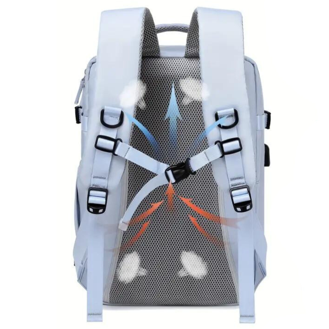 Melzano rugzak - handbagage - USB opladen