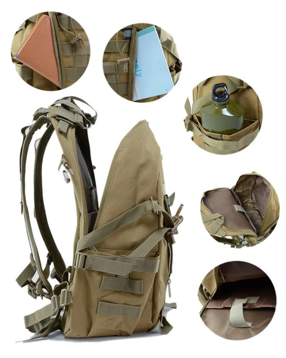 Tactische Rugzak 35L – Waterdicht, Stevig en Slim Ingericht