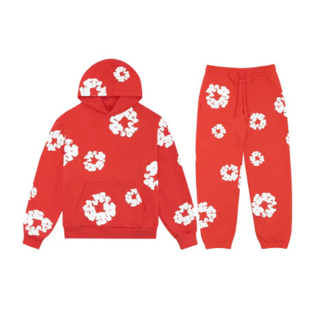 Danny Heren Trainingspak met Bloemen – Trendy & Comfortabel Design