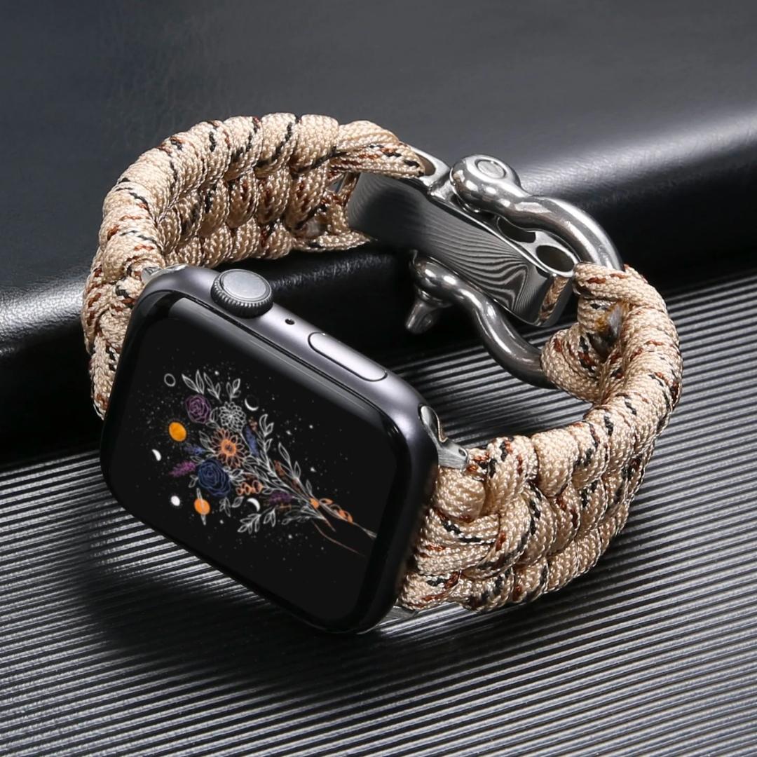 FlexiWrist – Paracord Bracelet for Apple Watch – Adjustable & robust