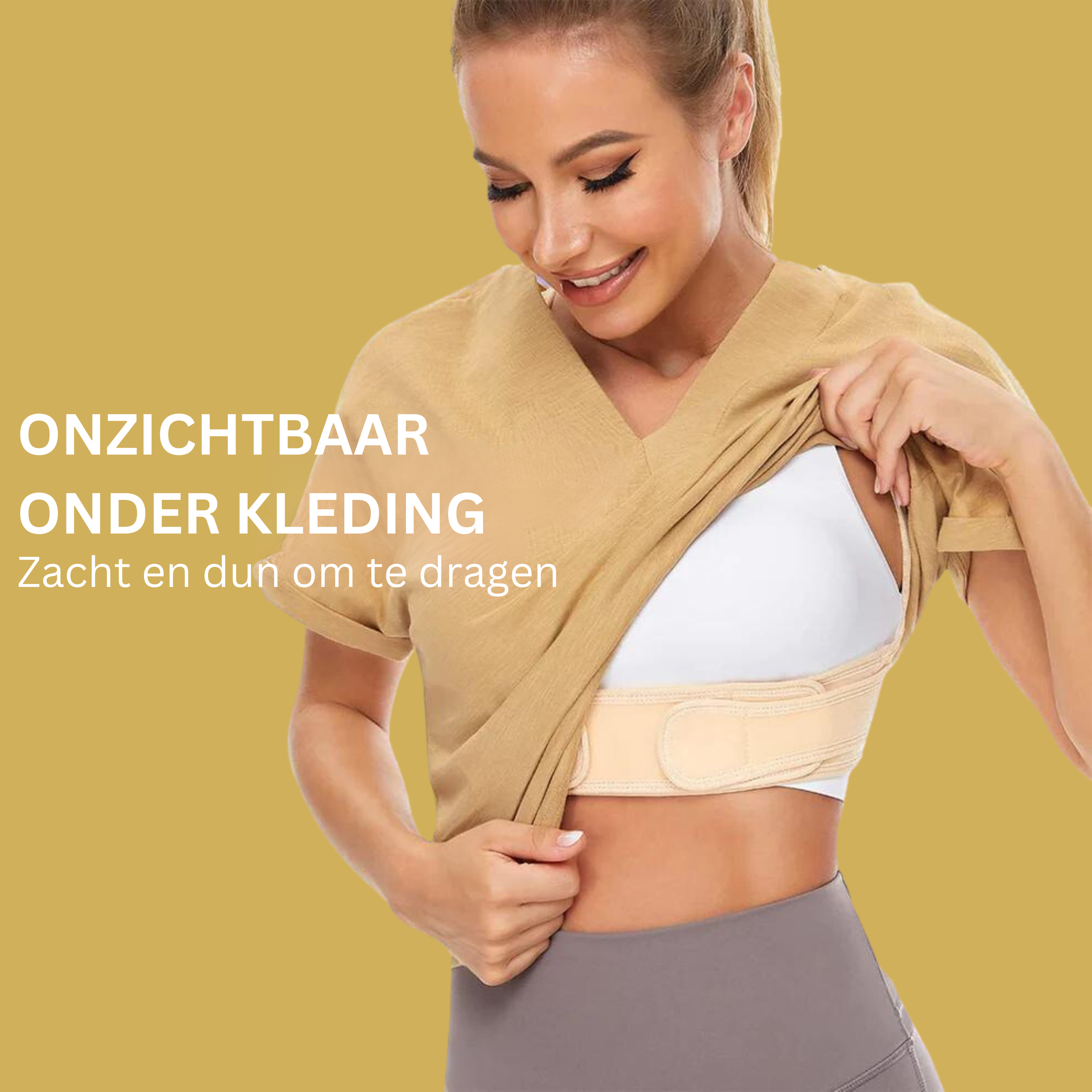 Alignix – Houdingscorrector – Comfortabel & onzichtbaar onder kleding