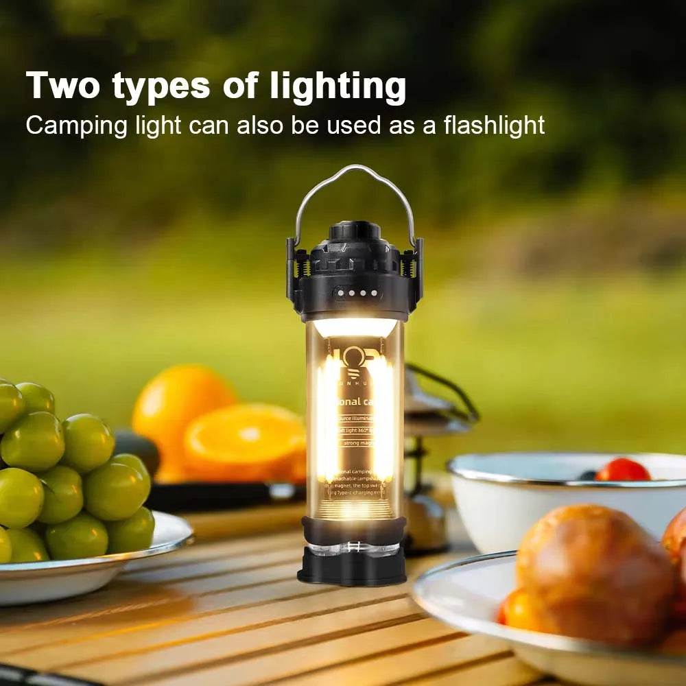 Lumora – Campinglamp 3000mAh dimbaar & waterdicht – voor buitengebruik
