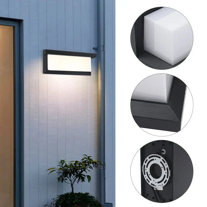 HorizonShine - Durable, Waterproof LED Wall Light