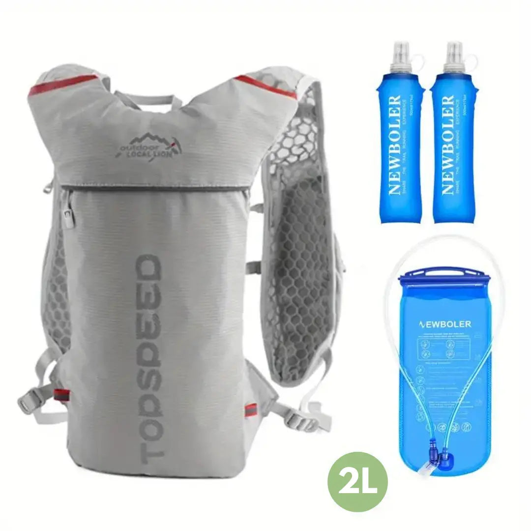 Waterrugzak – Lichtgewicht Hydratatierugzak 5L met 2L Waterzak & Flessen