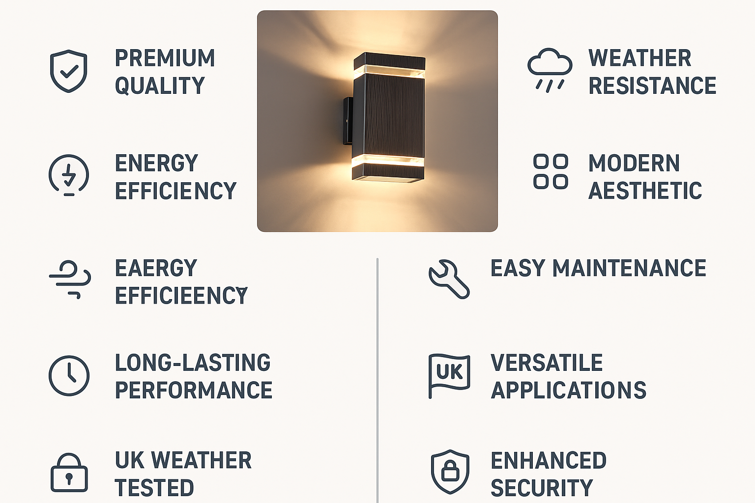 Lumora – Modern up & down outdoor lamp black – IP65 waterproof GU10
