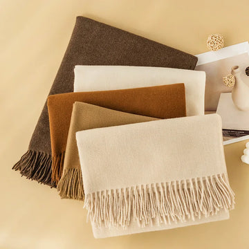 Pashmina Schal für Damen und Herren, weich, warm, 200x68 cm, vielseitig und elegant 0