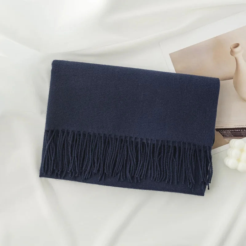 Pashmina Schal für Damen und Herren, weich, warm, 200x68 cm, vielseitig und elegant 9