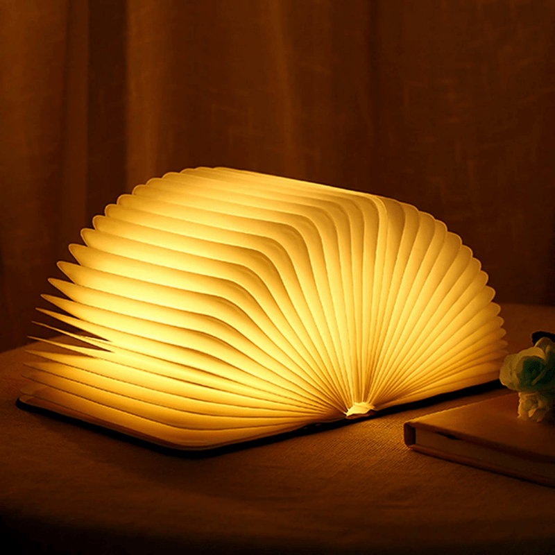 Luminaria – Betoverde Boekenlamp | Unieke LED Lamp met Sensor & USB