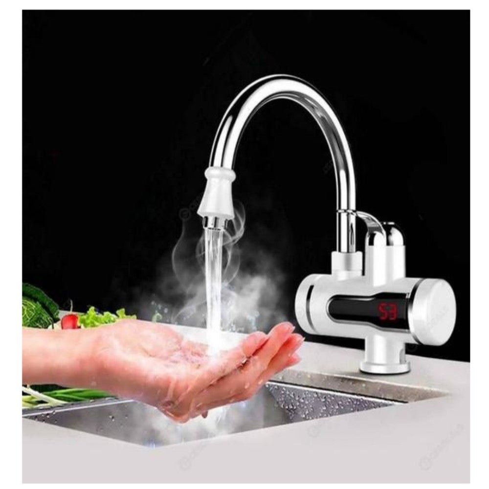 Kraan met Ingebouwde Waterverwarmer – Direct Warm Water in 4 Seconden