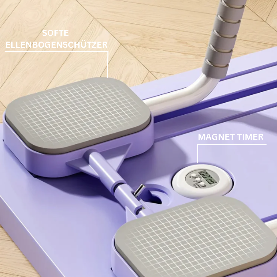 Pilates Reformer Set – Compact Training System with Elastic Resistance Bands for Home Fitness