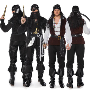 SeaRogue Piraten Kostuum Koppel – Multicolor Cosplay voor Halloween