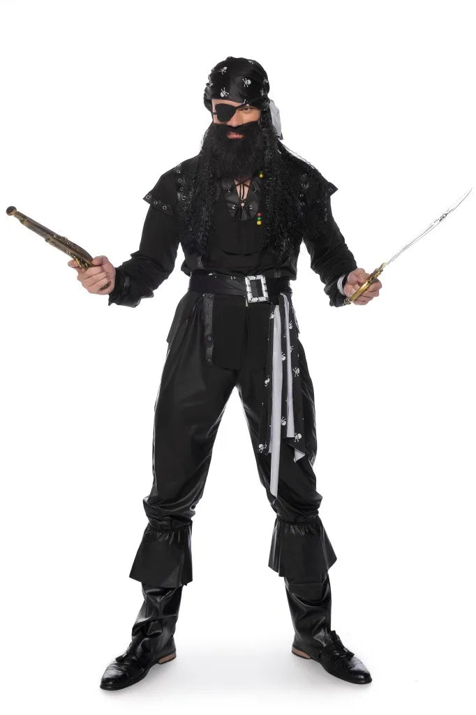 SeaRogue Piraten Kostuum Koppel – Multicolor Cosplay voor Halloween