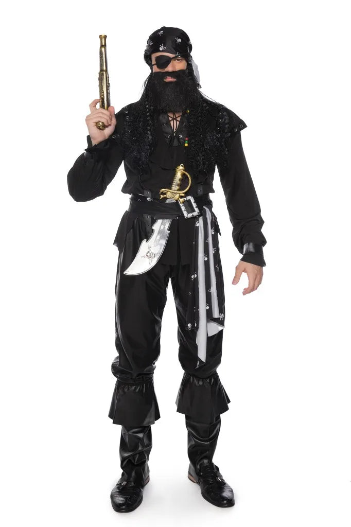 SeaRogue Piraten Kostuum Koppel – Multicolor Cosplay voor Halloween