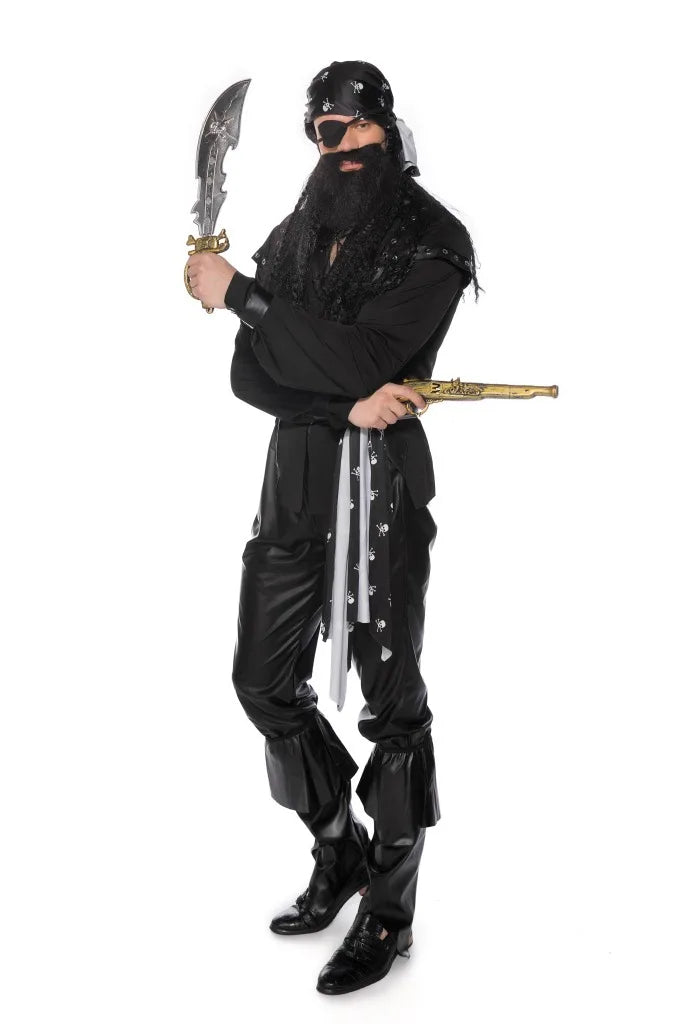 SeaRogue Piraten Kostuum Koppel – Multicolor Cosplay voor Halloween