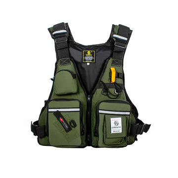 Aqualorn Drijfvest Heren – Professioneel Watersportvest met Verstelbare Banden & Meerdere Opbergvakken