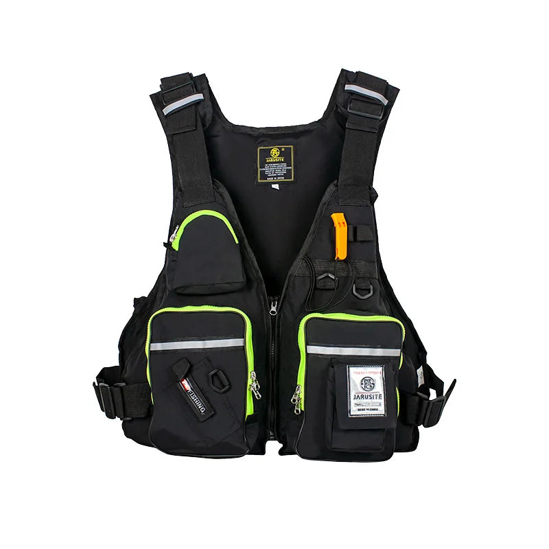 Aqualorn Drijfvest Heren – Professioneel Watersportvest met Verstelbare Banden & Meerdere Opbergvakken