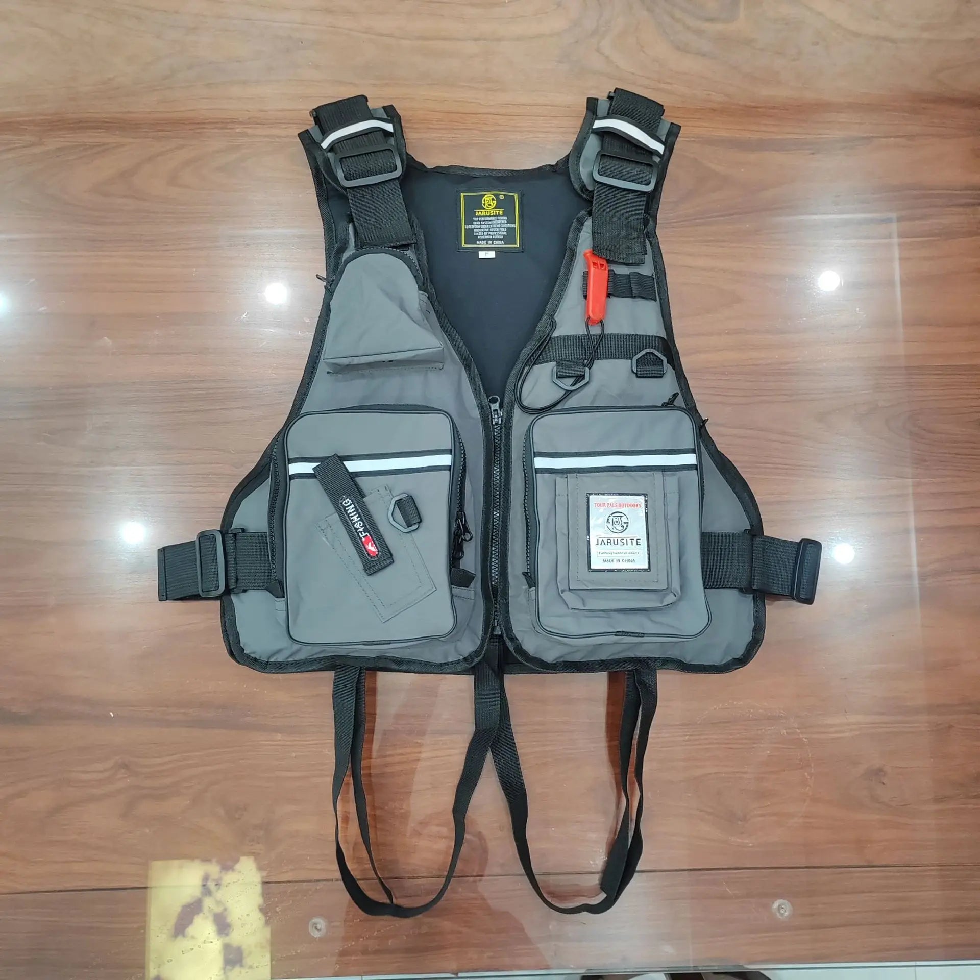 Aqualorn Drijfvest Heren – Professioneel Watersportvest met Verstelbare Banden & Meerdere Opbergvakken