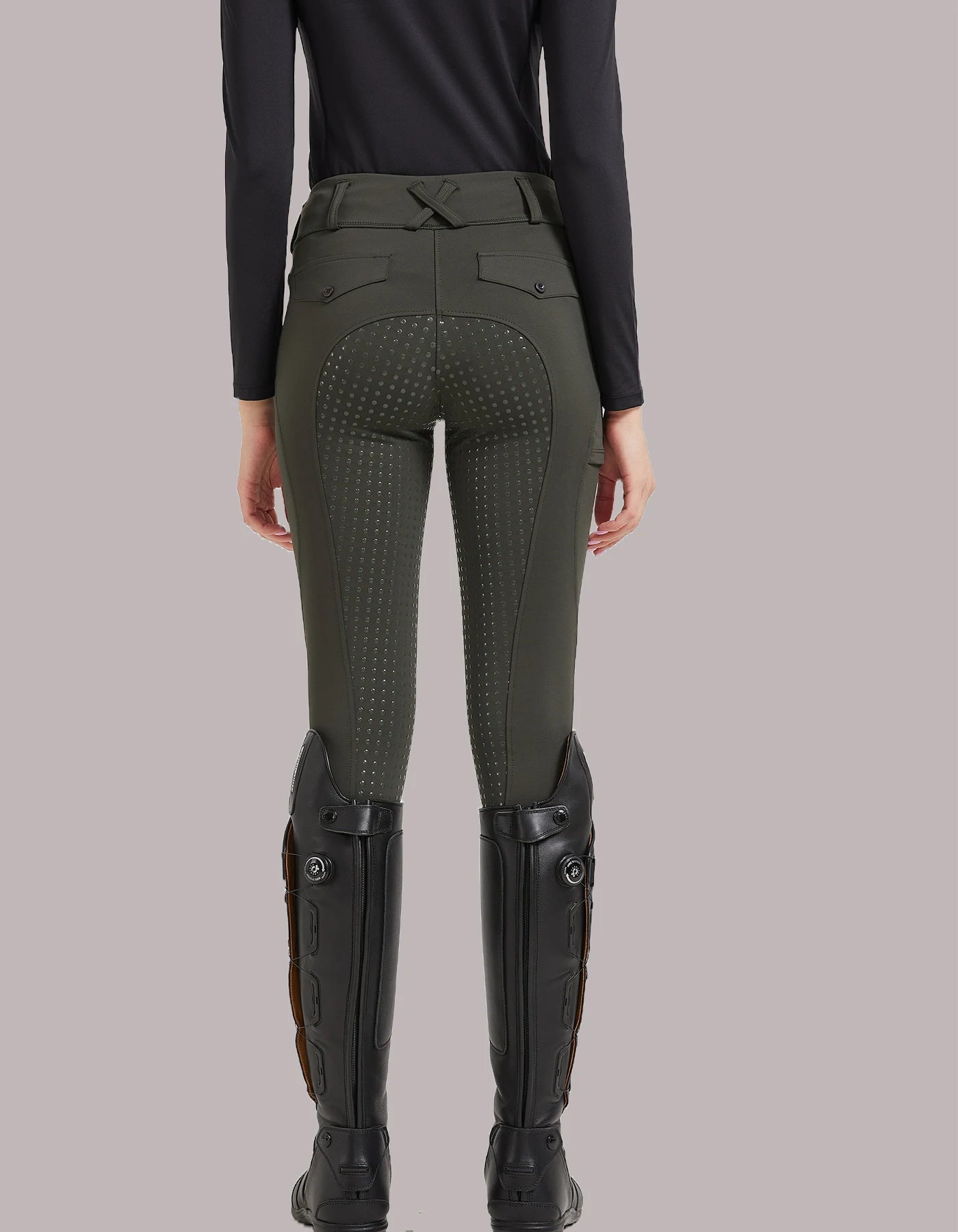 Equistra – Silicone grip riding breeches quick-drying – women and men