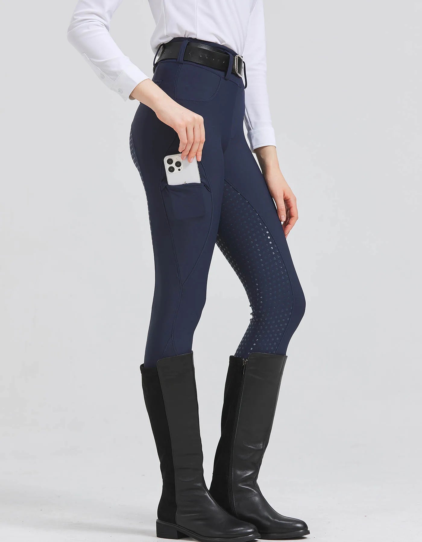 Equistra – Silicone grip riding breeches quick-drying – women and men