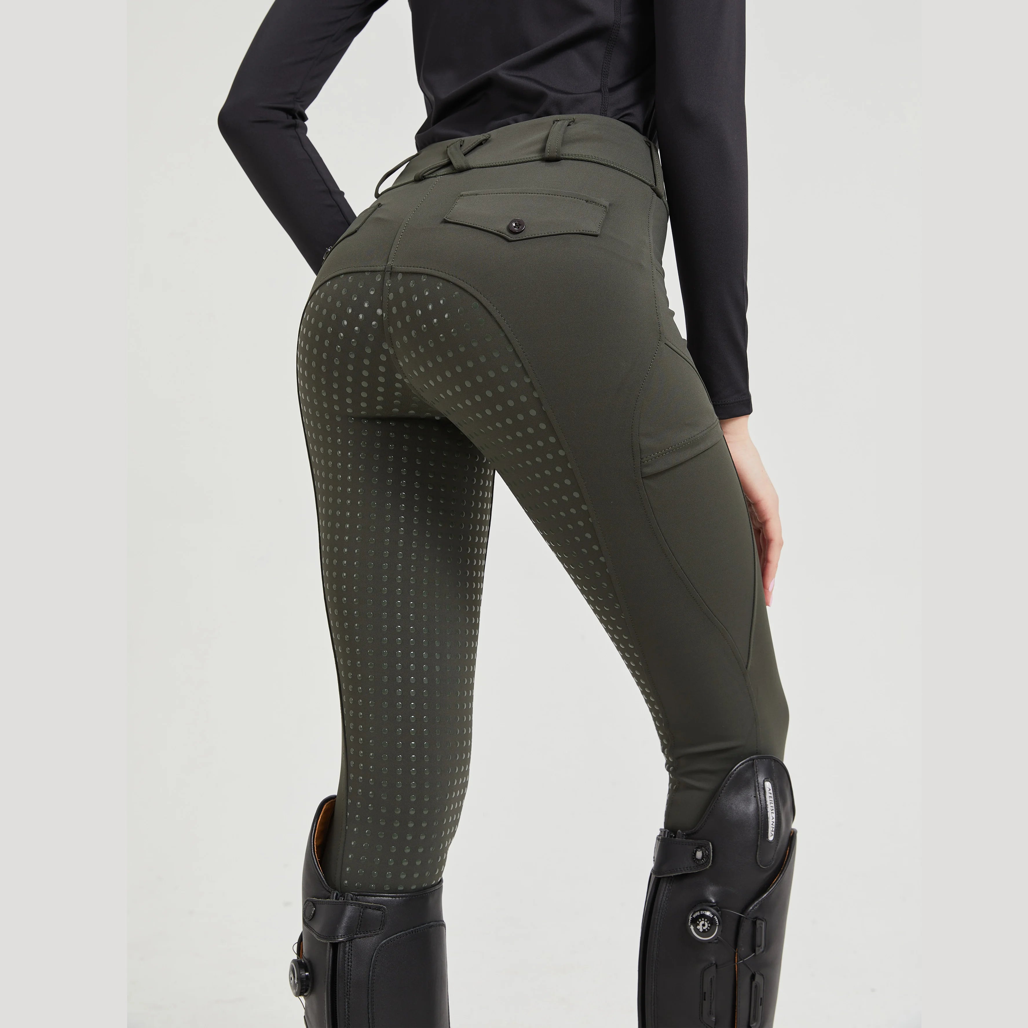 Equistra – Silicone grip riding breeches quick-drying – women and men