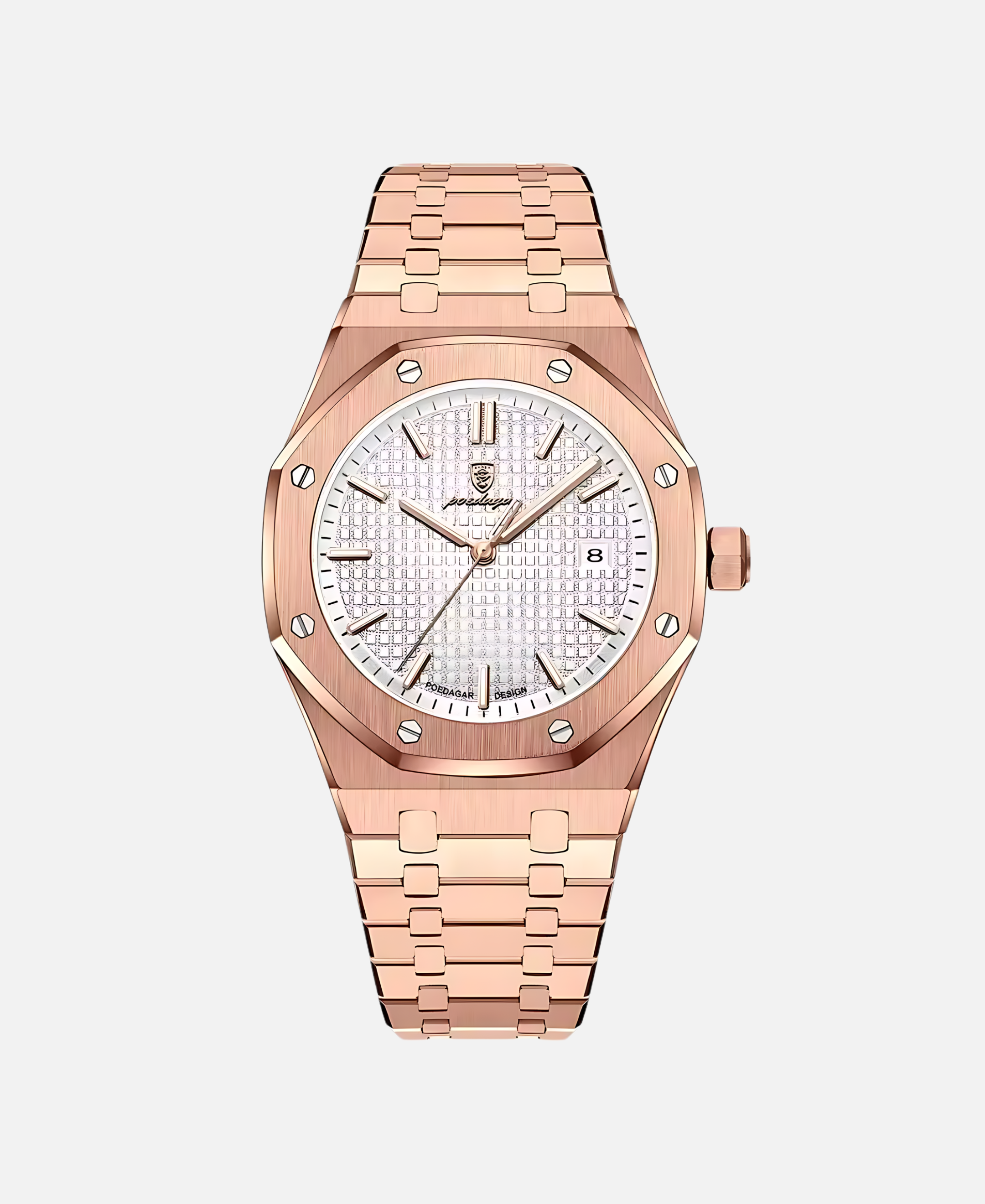 Valmoro Herenhorloge – Minimalistisch Design met Saffierglas & 5 ATM