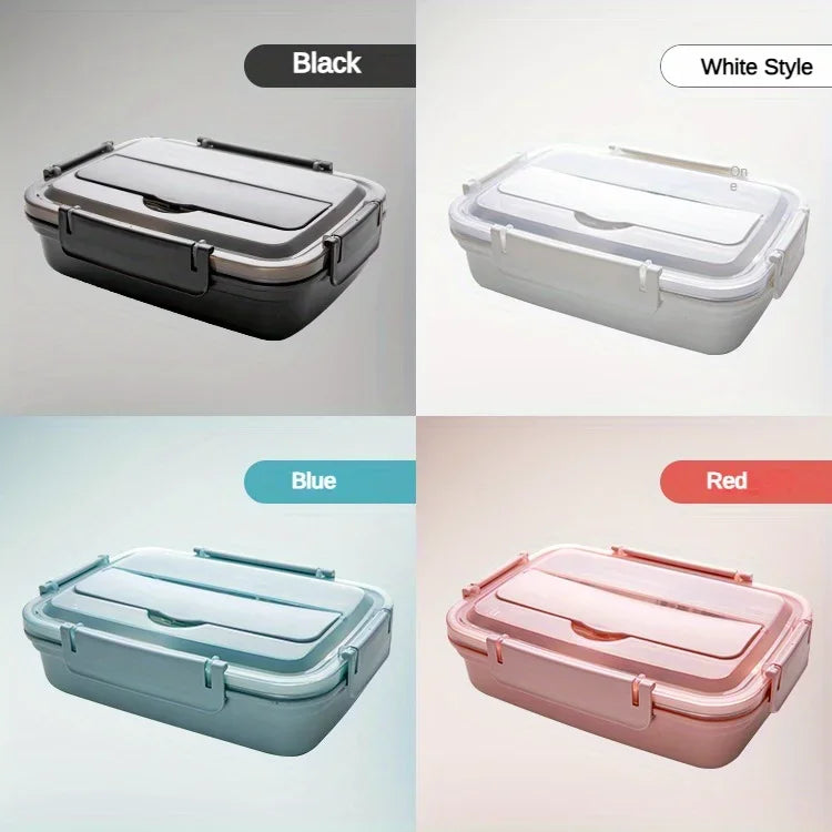 SteelMate – RVS lunchbox lekvrij met vakken – school en werk gebruik