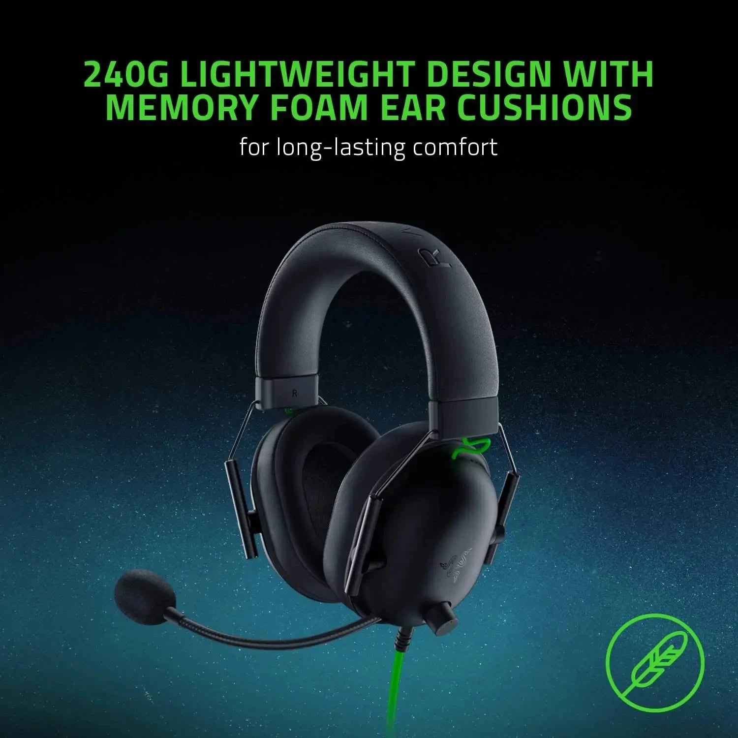 Razer – BlackShark V2 X gaming headset 7.1 surround – PC & console