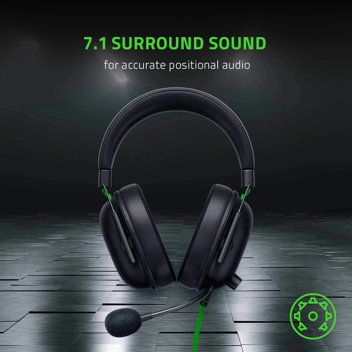 Razer – BlackShark V2 X gaming headset 7.1 surround – PC & console