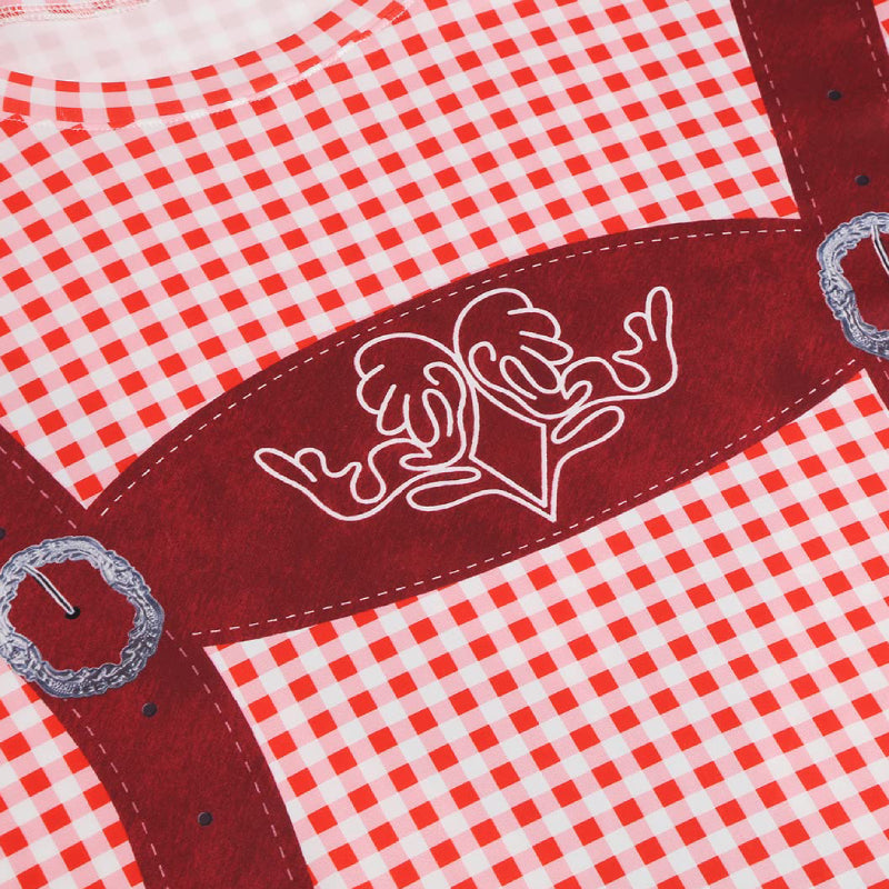 Wiesngaudi – T-Shirt met Lederhosen-Print – Jouw Feestticket naar de Wiesn