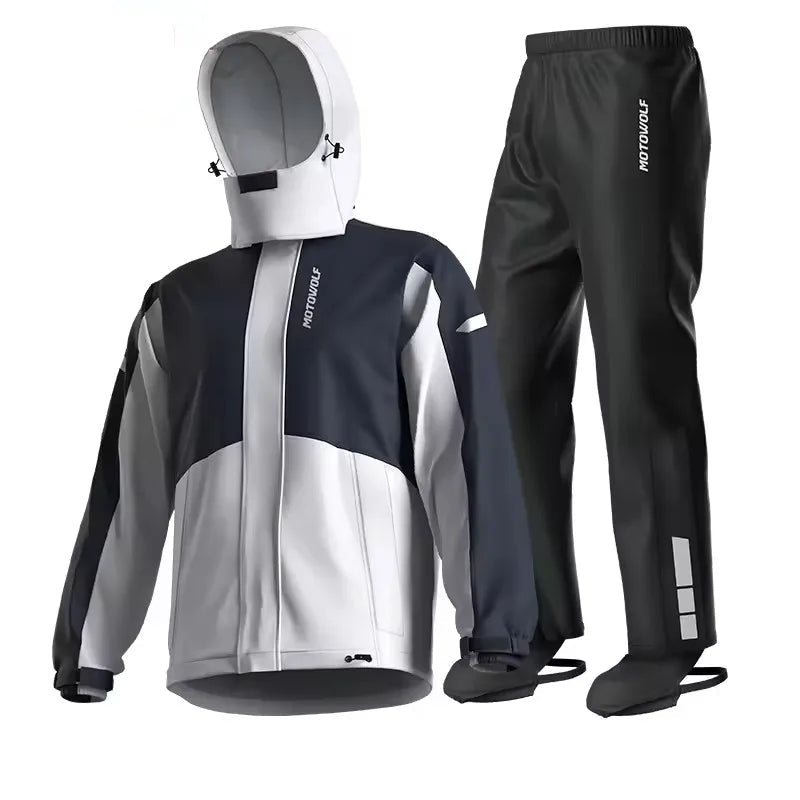 MotoShield – chaqueta y pantalón de motorista Regenpak – impermeable y transpirable unisex