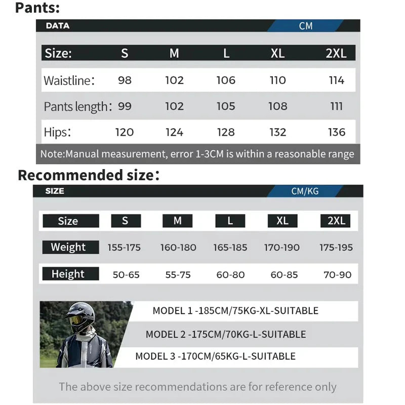 MotoShield – chaqueta y pantalón de motorista Regenpak – impermeable y transpirable unisex