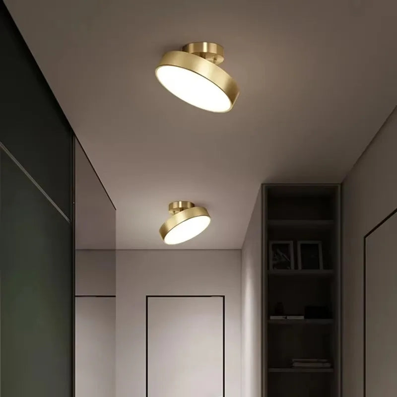 CopperLux – Làmpada de sostre LED retro coure – Disseny compacte i eficient energèticament