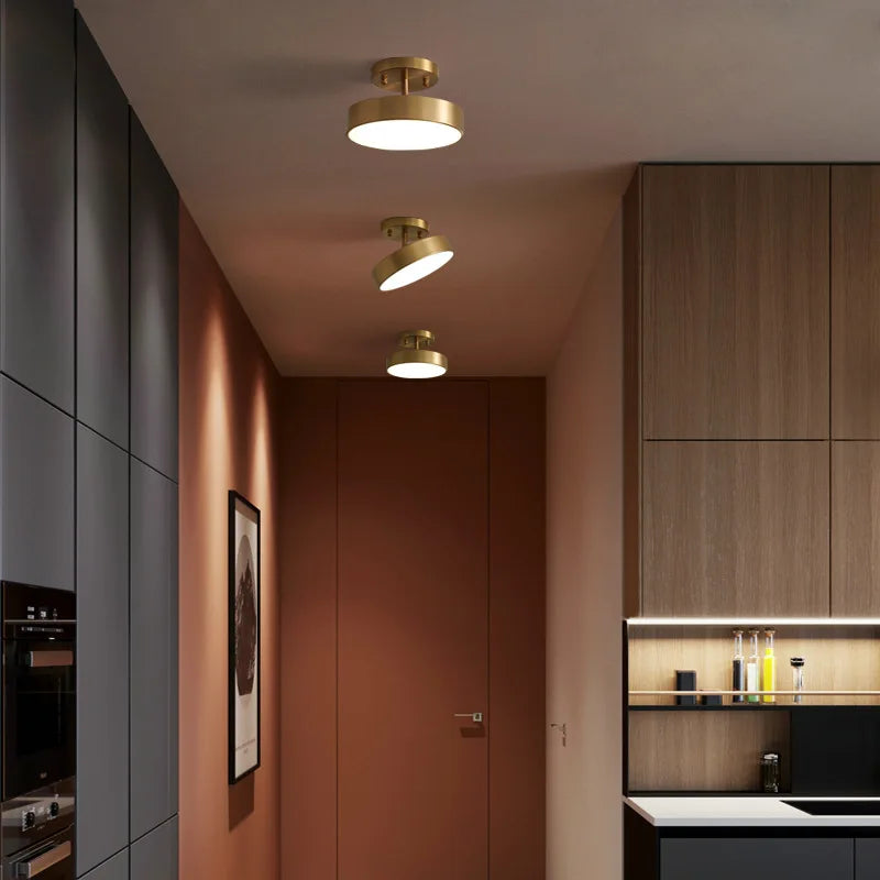 CopperLux – Làmpada de sostre LED retro coure – Disseny compacte i eficient energèticament