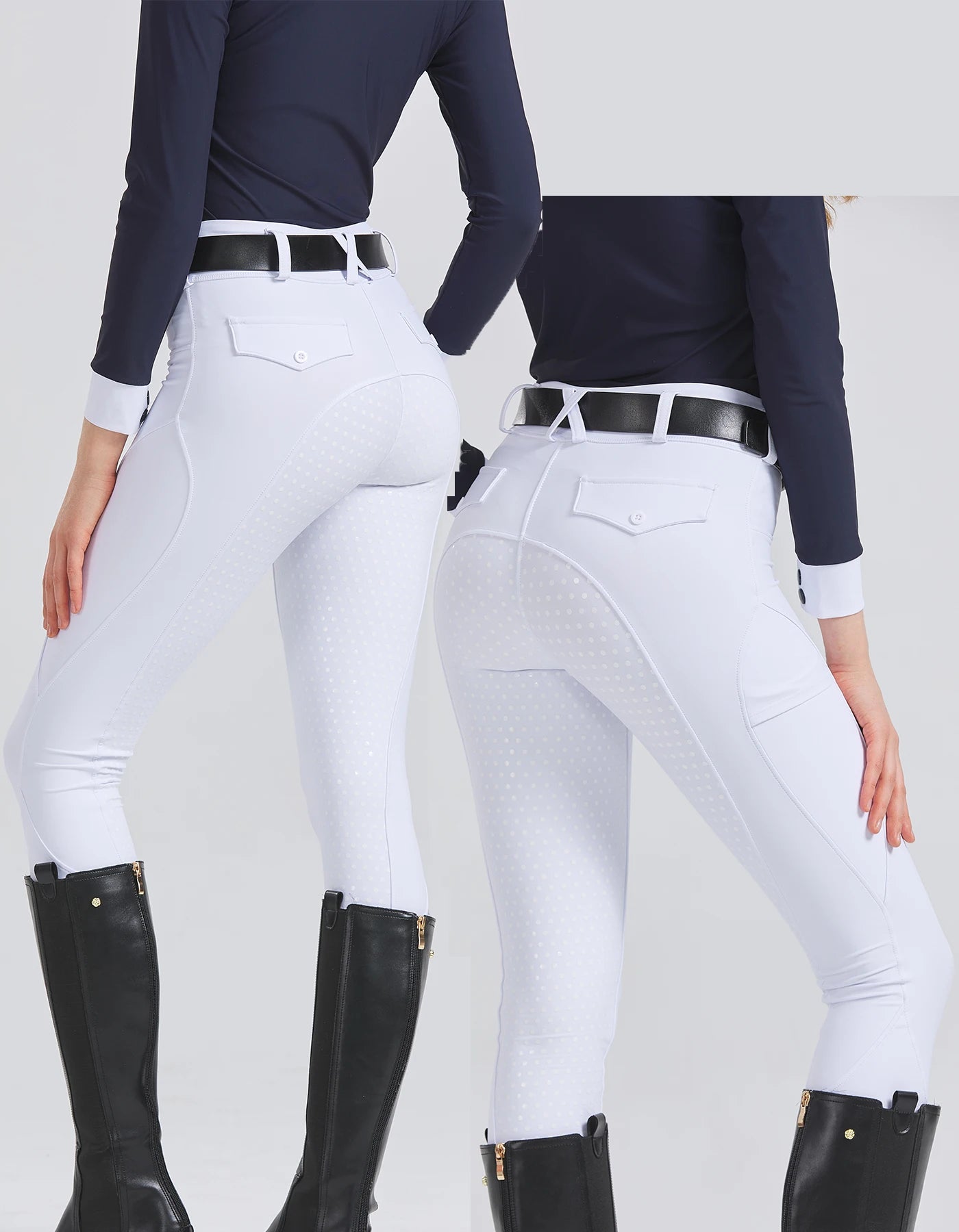 Equina – Pantalones de equitación con agarre de silicona de secado rápido – deporte de equitación para mujeres