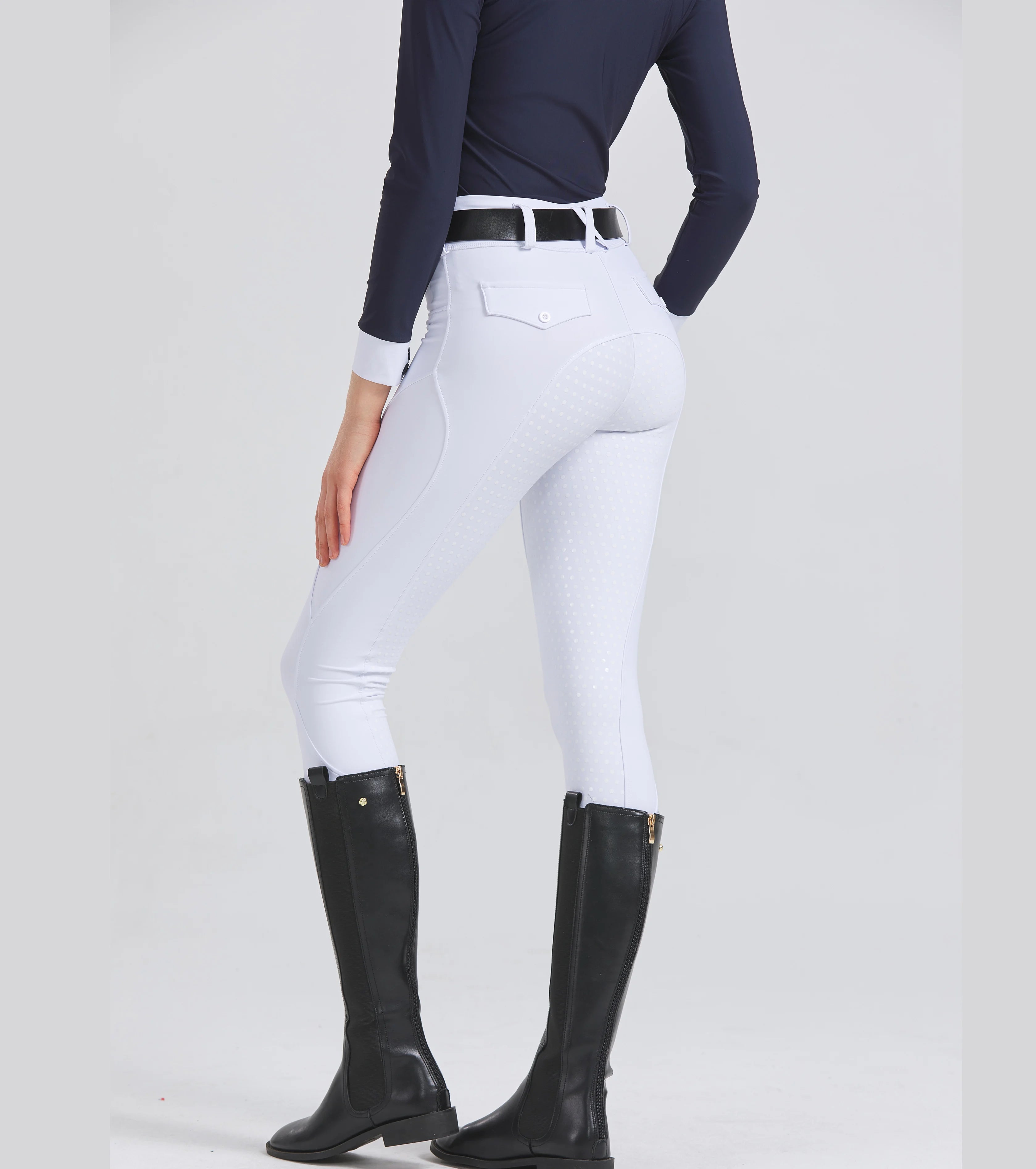 Equina – Pantalones de equitación con agarre de silicona de secado rápido – deporte de equitación para mujeres