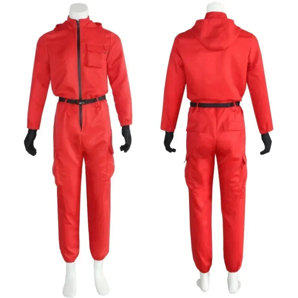 CosmoWear – Roze Jumpsuit Kostuumset met Handschoenen & Bretels – Cosplay Kinderen