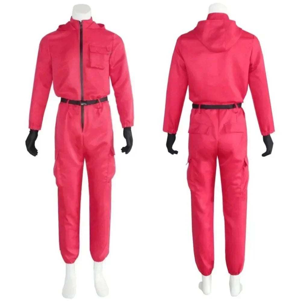 CosmoWear – Roze Jumpsuit Kostuumset met Handschoenen & Bretels – Cosplay Kinderen