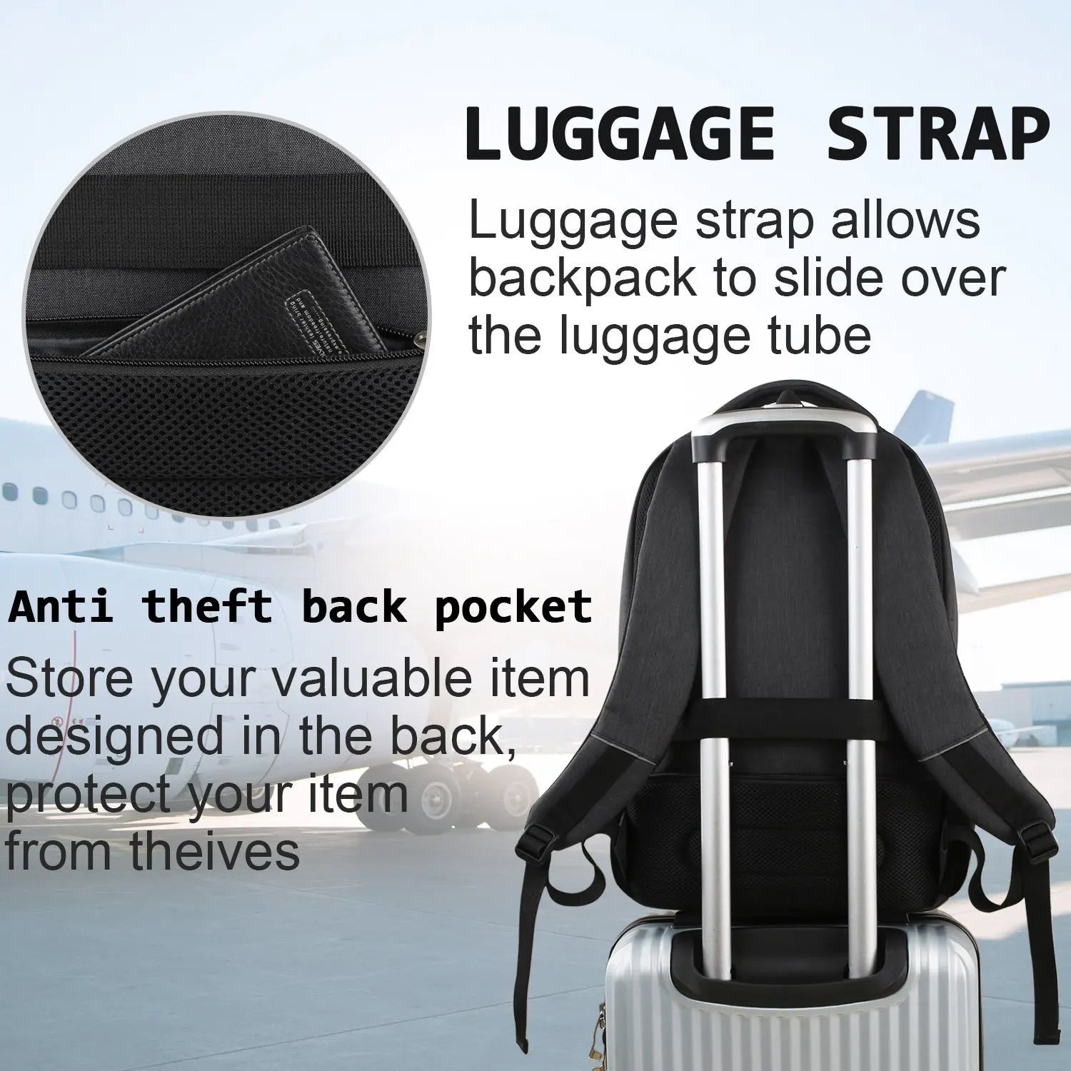 Arvexo – Rugzak heren waterdicht ergonomisch 25L – reizen & outdoor