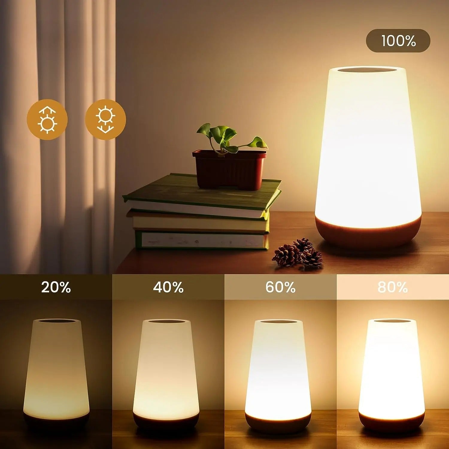 LioraGlow | RGB Night Lamp with Touch & Remote Control