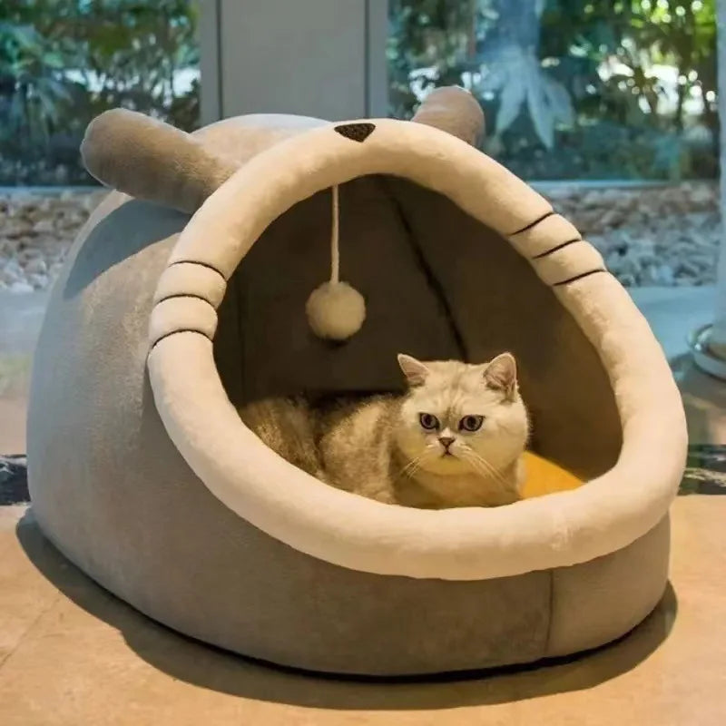 Opvouwbare Kattenhut – Comfortabel Tentbed voor Kat of Kleine Hond