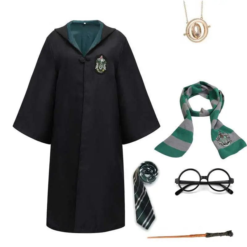 WizardWay – Verkleedset Kind met Cape, Bril, Sjaal en Toverstok