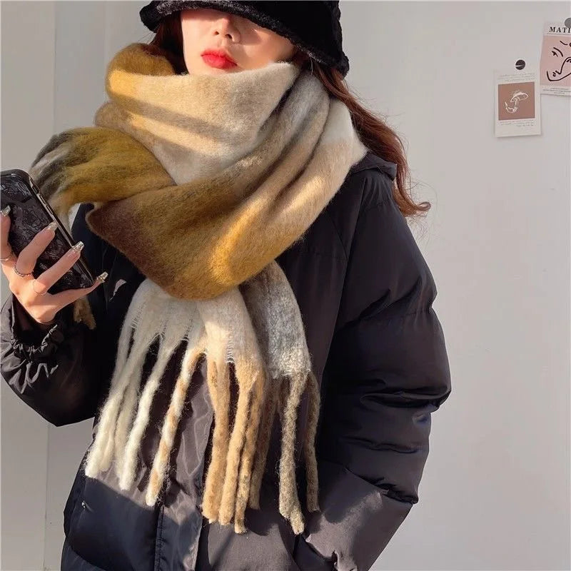 Scarvello – Kasjmier sjaal 100% zacht & kleurrijk – voor winter & stijl