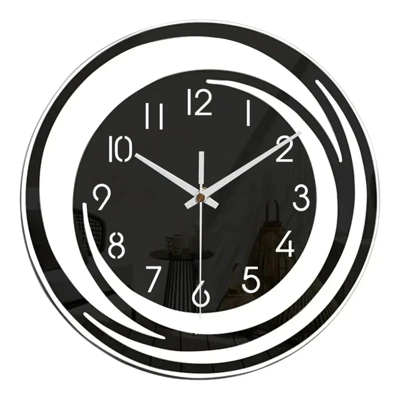NordicTime Wandklok – Stille 3D Acryl Klok in Scandinavisch Design