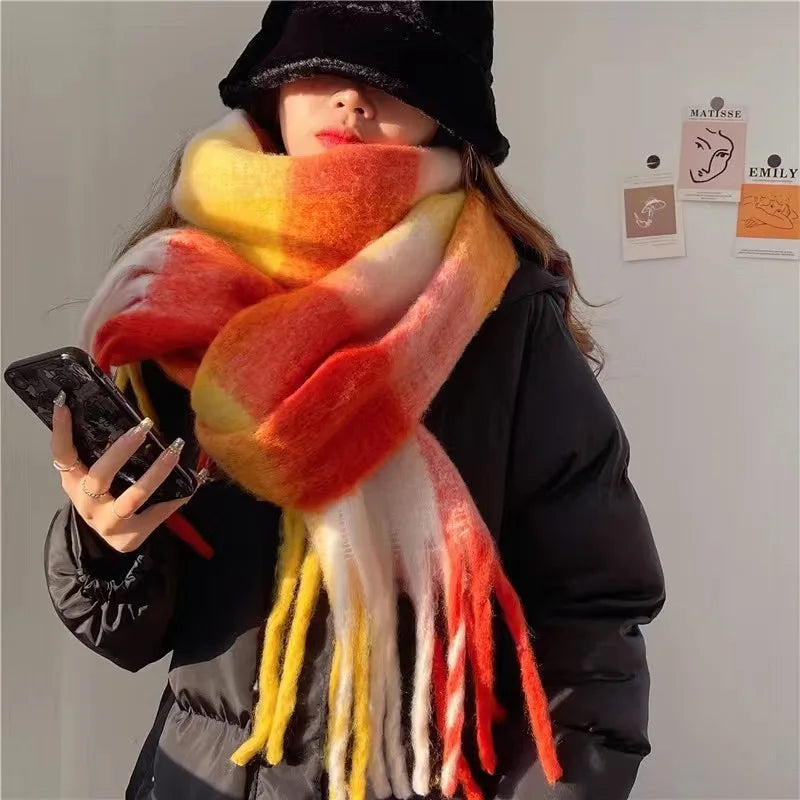 Scarvello – Kasjmier sjaal 100% zacht & kleurrijk – voor winter & stijl