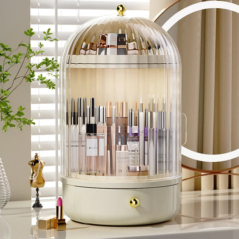 Ginseng Serum Skincare Organizer – 360° Draaibare Make-up Display